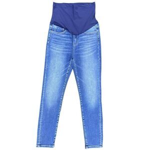 Pinkblush Medium Wash Stretch Skinny Maternity Jeans size 25 Light Blue